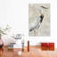 Crane At Dusk I by Carol Robinson - Painting on Canvas-471034710-498634439
