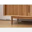 Meuble audio-visuel simple en bois de cerisier
