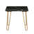 Plateau noir / base or