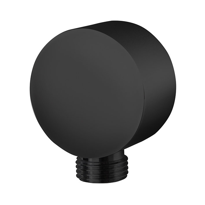 Round Thermostatic 3 Ways (shower Head, Body Jets & Handshower with Bar) in Black