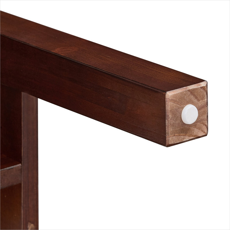 Ensemble de table de bar en pin massif pour 2 personnes avec tabourets revêtus de tissu, surface en placage de bois cannelé, à hauteur de comptoir et pour la cuisine