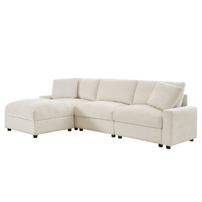 Space-saving Sectionals With Storage, Quality Polyester, Modern For Home