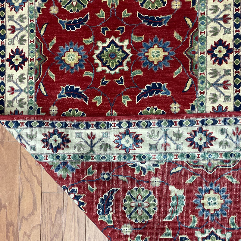  Handmade Kazak Wool Runner