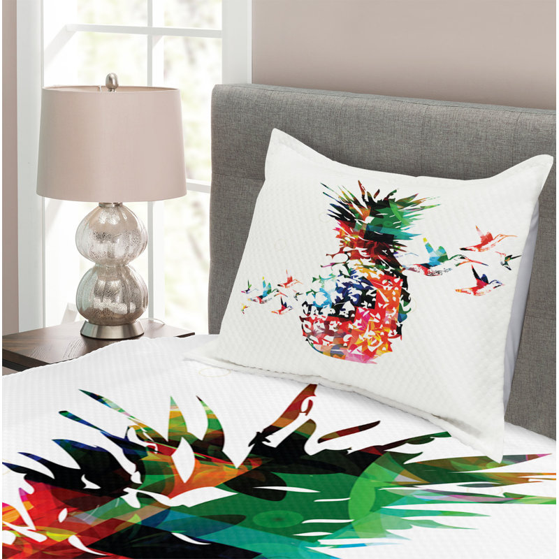 Mayflower No Pattern Bedspread with Pillow Shams Included, 220 x 264 cm
