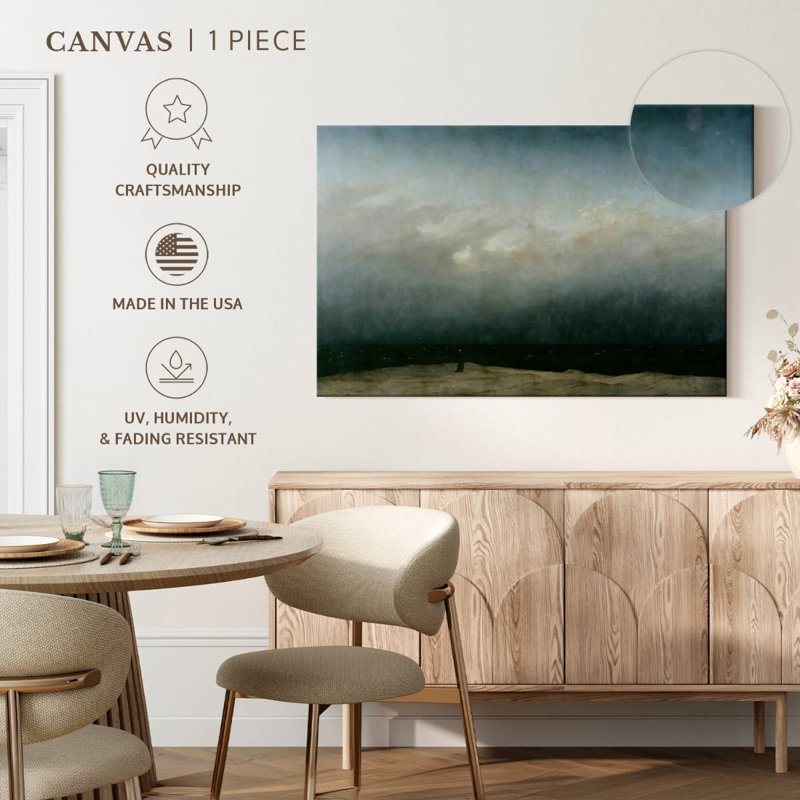 Gillard The Monk By The Sea, 34" H x 51" W