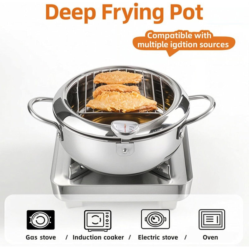 Deep Fryer Pot Non-Stick