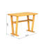 Ensemble de table de coin-repas en bois massif pour 6 personnes