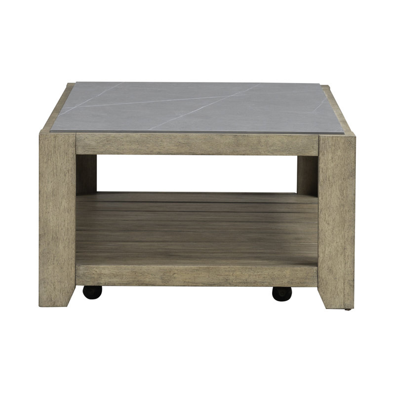 Shimeck Cocktail Table w/ Casters