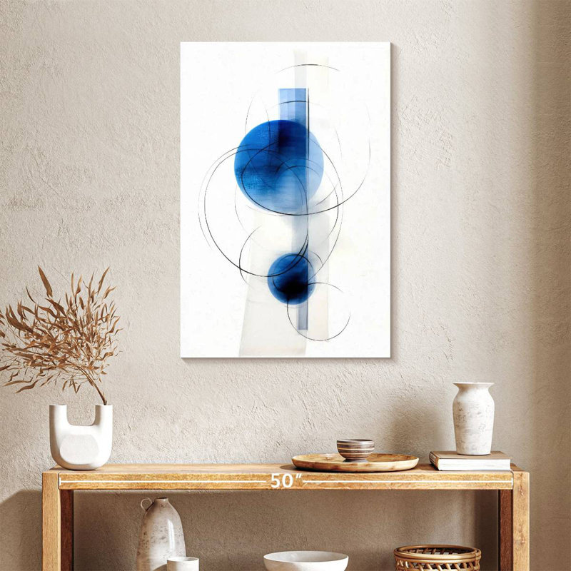 Avery Blue Naval I, 36" H x 24" W