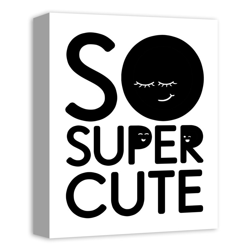 « so super jolie », art sur toile Mak, Toile tendue, H 20 po x l 16 po x P 1,25 po