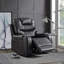 Fauteuil inclinable manuel en cuir synthétique Magnetite