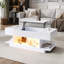 Lift Top Pedestal Coffee Table with Storage