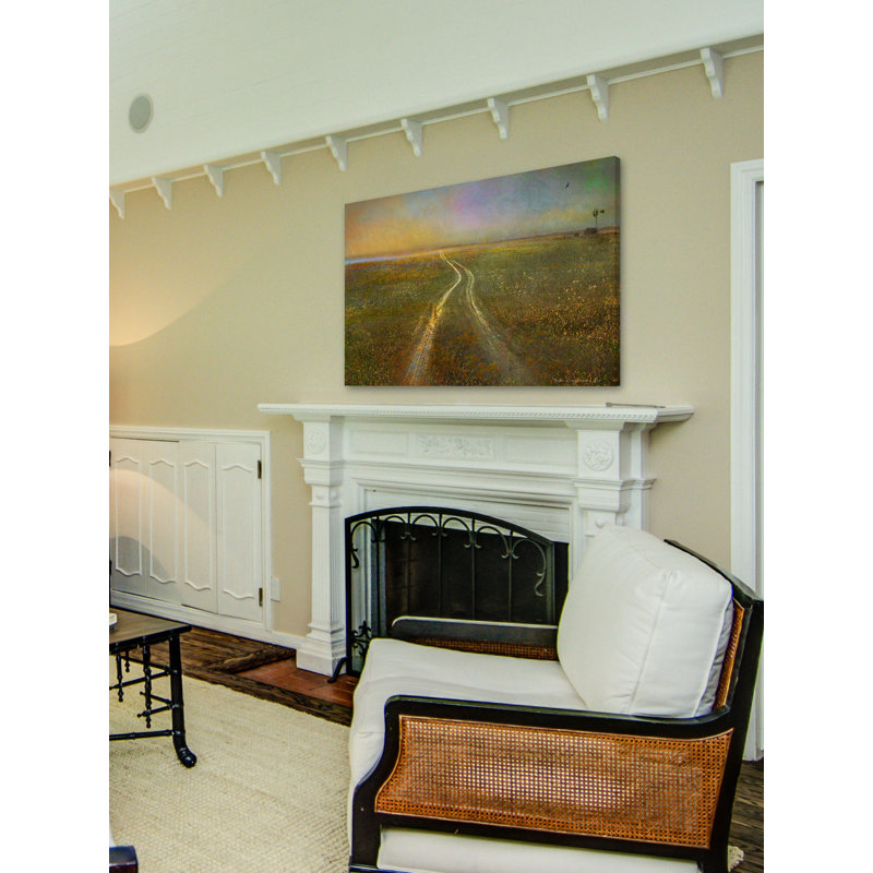« long road to horizon » par chris, reproduction d’art sur toile tendue, 16 po x 24 po