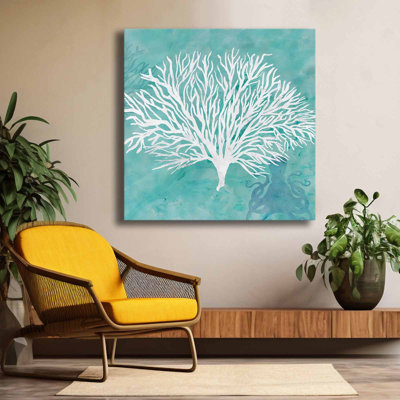 White Coral Reef Canvas Wall Art
