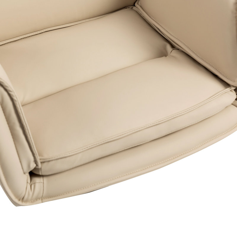 Chaise de bureau Criss Cross avec accoudoirs et roues réglables à 5 vitesses, chaise de bureau pivotante ergonomique à dossier épaissi pour bureau à domicile, meuble-lavabo, chambre à coucher et salon
