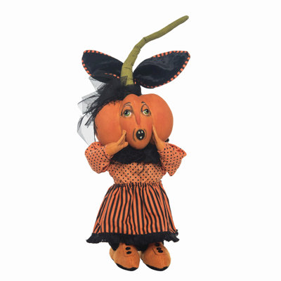 Paxtyn Pumpkin Joe Spencer Gathered Traditions Halloween Art Doll Figure