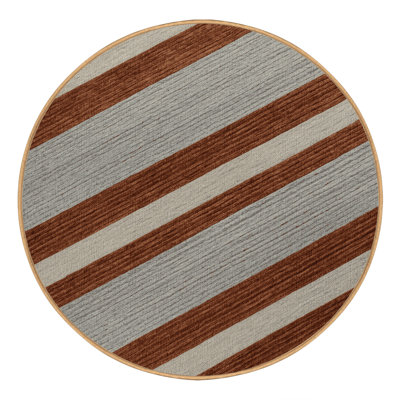  Tapis lavable rayé gris clair Auburn