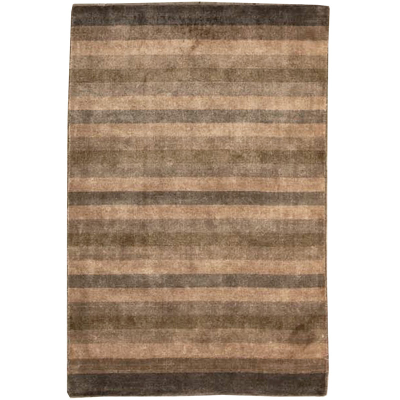 Hand-Knotted High-Quality Gray Area Rug