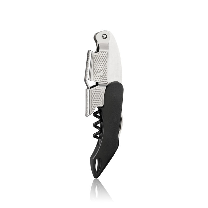Sommelier Professional Corkscrew, 5" H x 1.5" W x 0.75" D, Black