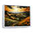 White Floater Framed