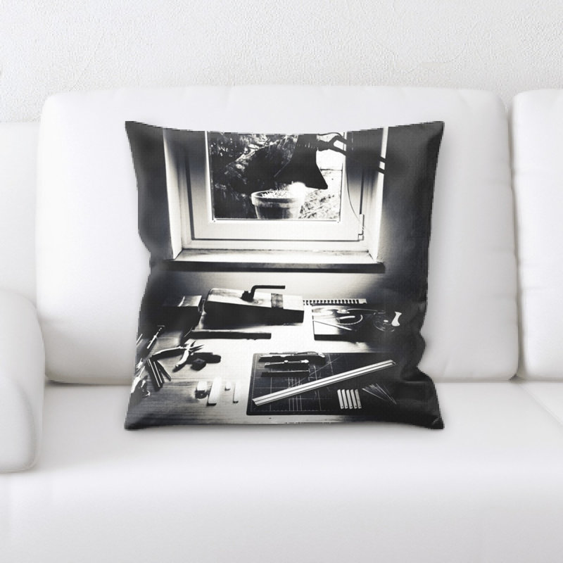 Microsuede Reversible Throw Pillow