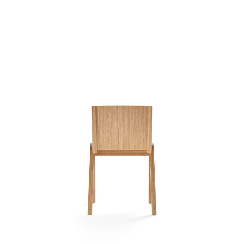 Ready Upholstered Dining Chair, Red Stained Oak, Bouclé 02 Acrylic