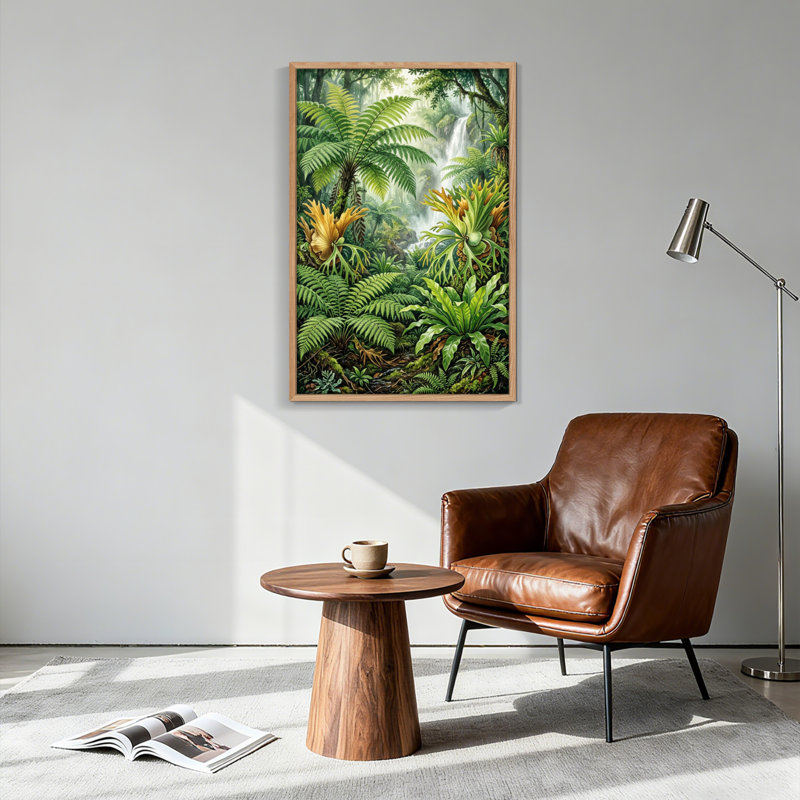 «Tropical Jungle», reproduction d'art sur toile, ensemble de 1, Naturel, 24"H x 18"W