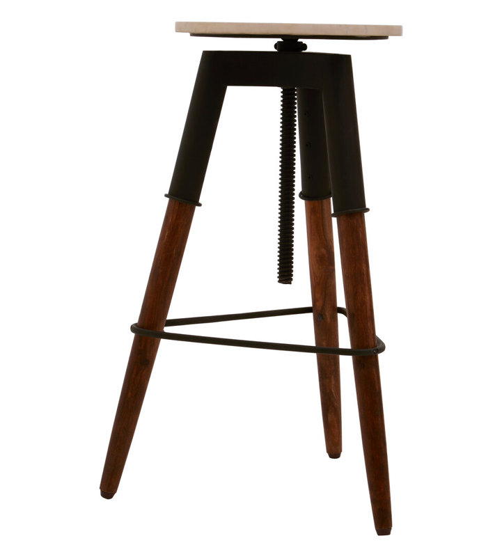 Counter Stool with Metal Frame