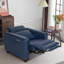  Fauteuil inclinable électrique Wall-hugger, repose-pieds haut avec repose-tête réglable, pour petits espaces-436307241