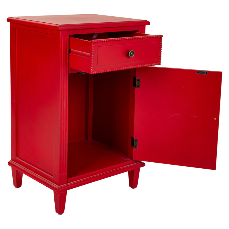 Schweinzger End Table, Red