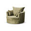 Upholstered Swivel Armchair-1903443030