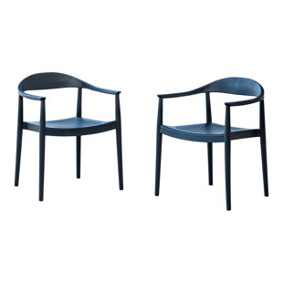 Fauteuil de terrasse empilable (Ensemble de 2)