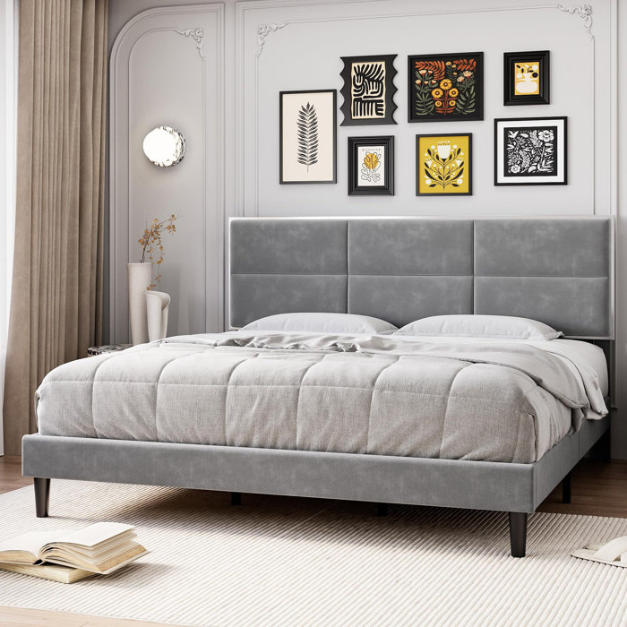 Mercer41 Nechemiah 47.2'' Platform Bed & Reviews | Wayfair