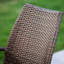 Outdoor Chair Of 2 - Iron Structure, Brown Pe , Ergonomic Seat Configuration Chairs Collection Robust Cozy Resting Place