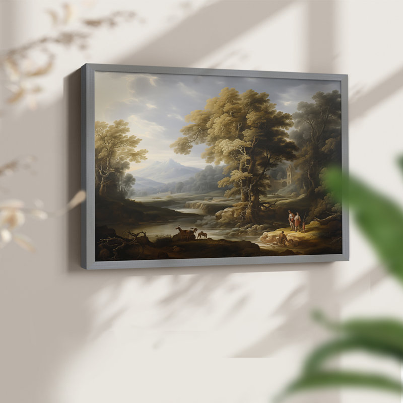Faune, série III, reproduction encadrée, H 22 po x l 28 po, Gris