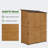 5 ft. W x 2 ft. D Outdoor Storage Shed with Double Lockable Doors and Waterproof Asphalt Roof-96367099