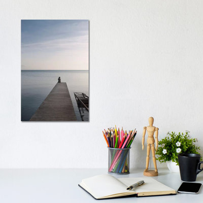 Meditating Moment by Beli - Wrapped Canvas Print