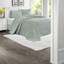 Ensembles de literie réversible confortables, conception en coton écume de mer, charme champêtre pour la chambre à coucher