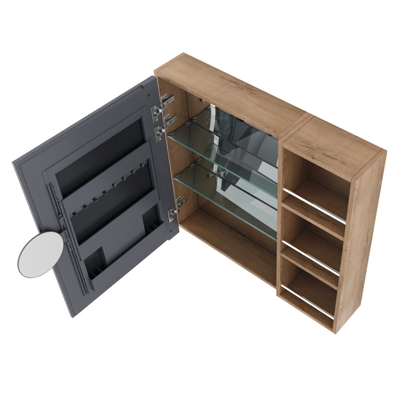 Bathroom Mirror Cabinet with Storage
