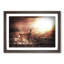 Roe Deer in Sunlight in Abstract - Picture Frame Painting Print-55762891-55762892