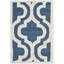 Tapis bleu marine / ivoire Ruben-19277047