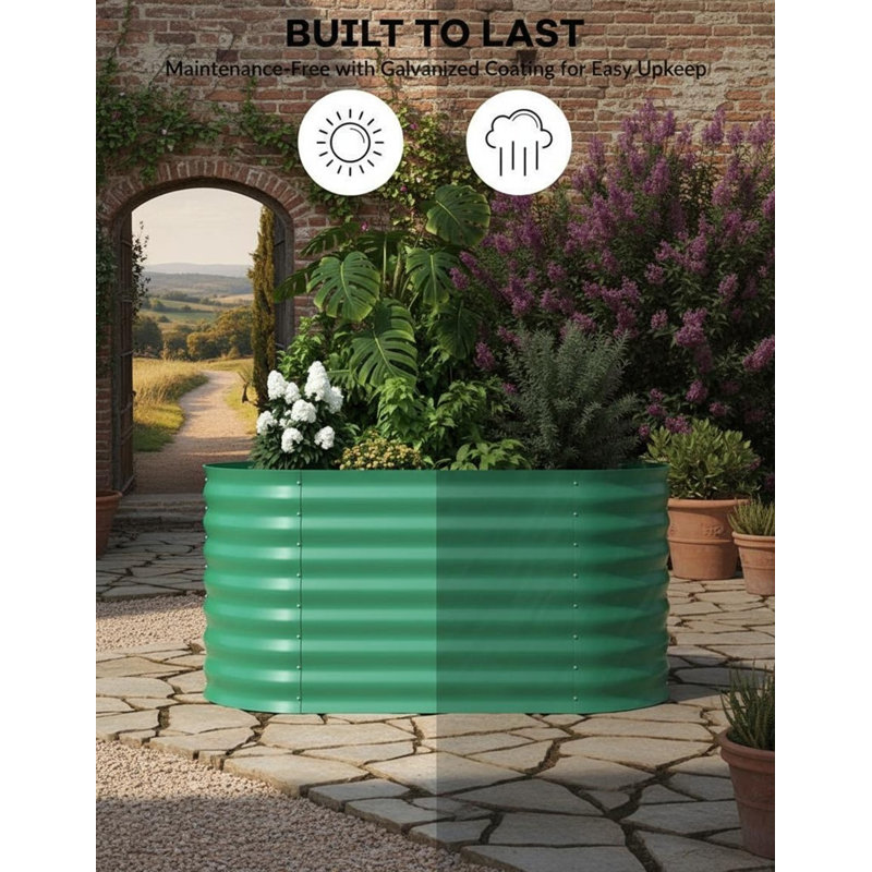 2pcs Heavy-Duty Raised Garden Beds, 47" H x 23.6" W x 23.6" D