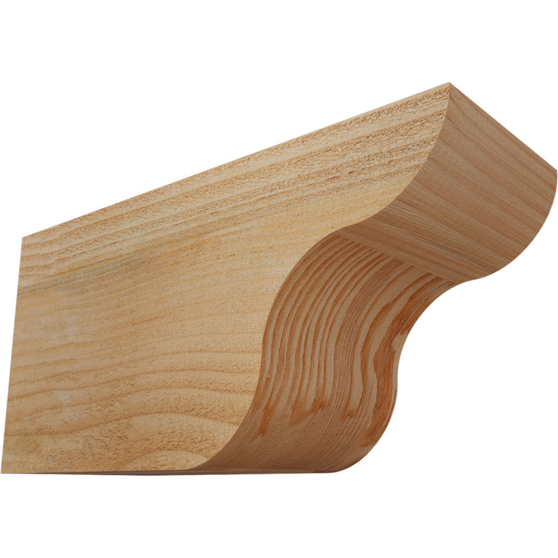 Queue de chevron Carmel, Douglas, 8"H x 6"W x 16"L
