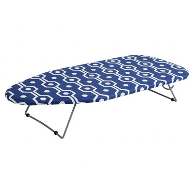 29" Tabletop Ironing Board - Blue Print