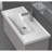 CeraStyle By Nameeks Frame 17.72'' Glossy White Ceramic Rectangular Drop-in, Wall Mount Bathroom Sink with Overflow-17648734