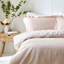 Hebden Mélange Stripe 100% Cotton Duvet Cover Set-618986805-546127276