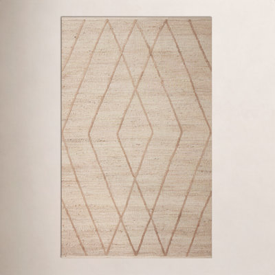 Albemarie Ivory Natural Hand-Woven Jute Rug