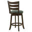 Chaise de bar pivotante en bois