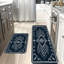 Tapis marocain antidérapant 2 pièces