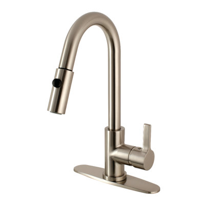Kingston Brass Continental Single-Handle Pull-Down Kitchen Faucet
